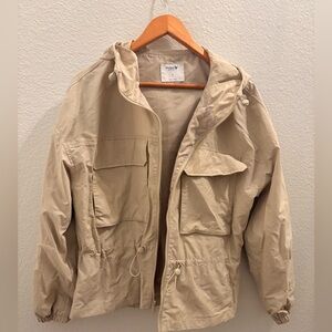 Old Navy Tan Hooded Field Jacket